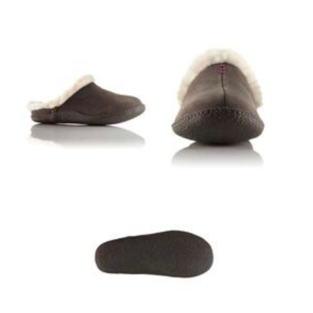Sorel Nakiska slide Apres slippers gray‎ size 6